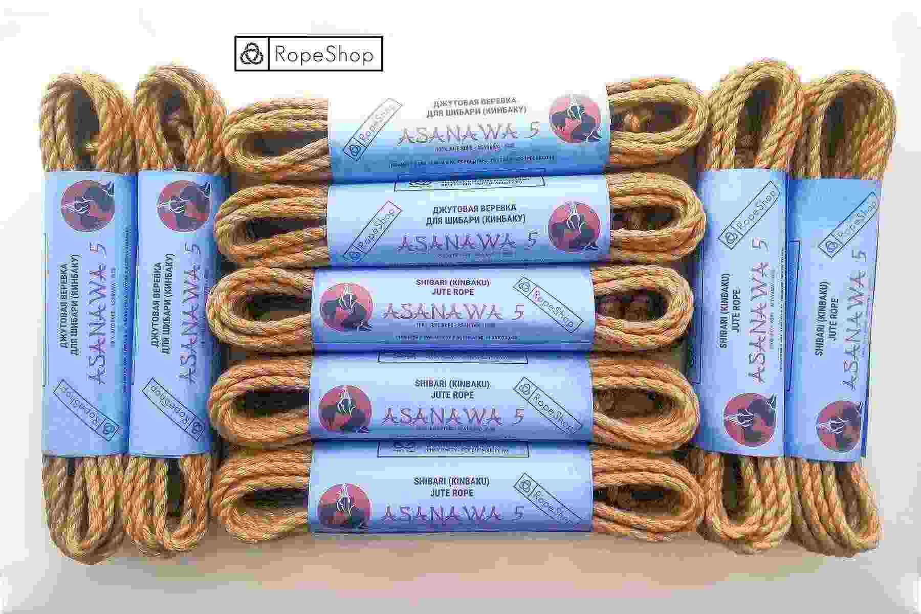 комплект веревок для шибари asanawa 5 advance